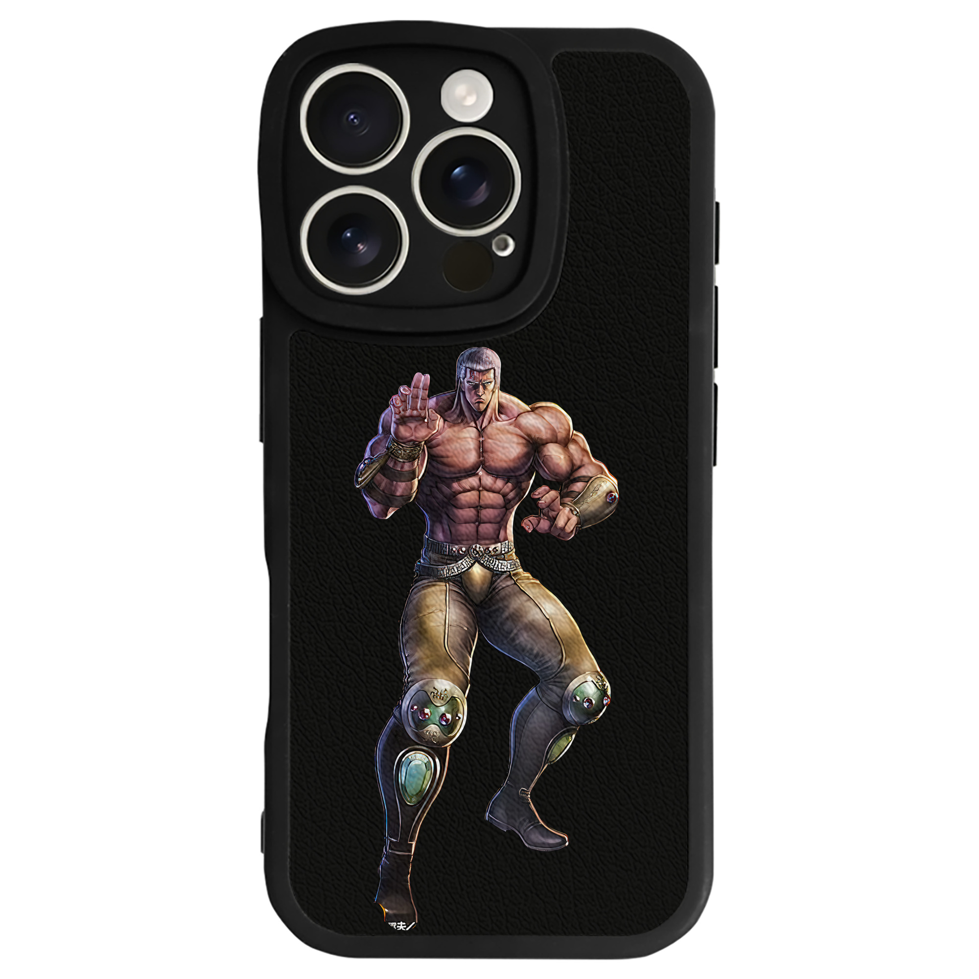 （画像用） 北斗の拳 Fist of the North Star 【iPhone 16シリーズ対応】シリコンスマホケース（レザー調） 材質：シリコン